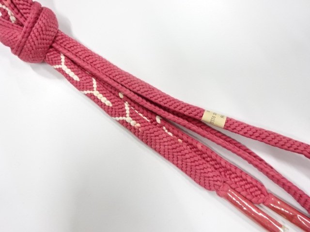未使用品　正絹　手組帯締め